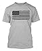 Distressed Black USA Flag Men's T-shirt