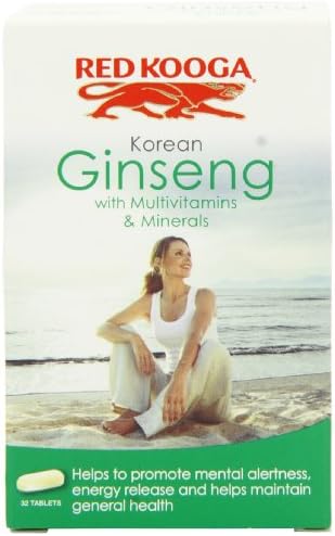 English Grain Products Red Kooga Ginseng and Multivitamin 32 Tablets - 2-Pack