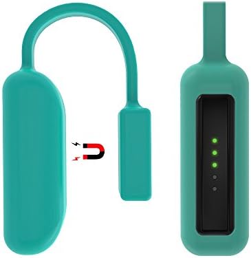 For Fitbit Flex 2,Silicone Clip Holder Built-in Smart Strong Magnetic Clasp Strap for Fitbit Flex 2 (Cyan)