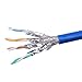 Cable Matters Snagless Cat 6a / Cat6a (SSTP/SFTP) Shielded Ethernet Cable in Blue 10 Feet - Available 1FT - 200FT in Length