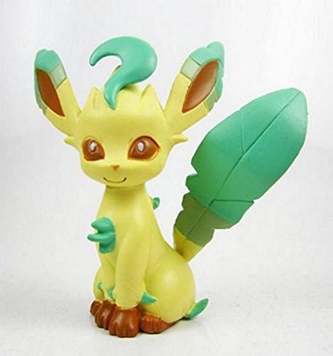 Pokemon BW Black &amp; White Eevee Figure Collection Takara Tomy-Leafeon-998492