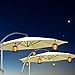 Falove 4PACK Vintage Waterproof Outdoor Solar Powered Twinkle Warm White LED Candle Light, Garden Decoration Umbrella Tree Lantern Hanging Lamp