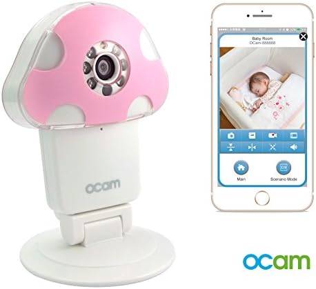 OCam-M1 Wi-Fi Wireless Baby Monitor Security Video Camera &amp; Nanny Cam DVR iPhone iPad iOS Android(Pink)