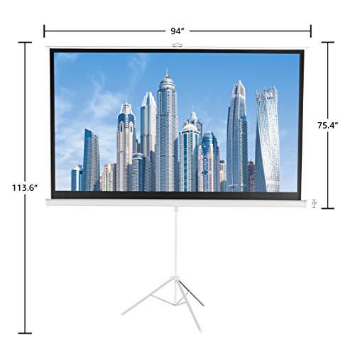 Amazon Basics 169 Portable Projector Screen 100 Inch, White Pricepulse