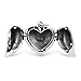 WithLoveSilver 925 Sterling Silver Feather Angel Wings Heart Love Charms Locket Pendant