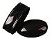 shijian Simple Plain Black Alloy Kashira Fuchi Sleeve for Japanese Katana Wakizashi Sword