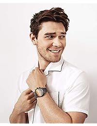 Fossil Men's Gen 4 Explorist HR Heart Rate Stainless Steel and Leather Touchscreen Smartwatch, Color: Silver, Brown (Model: FTW4015)