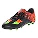 adidas Performance Messi 15.3 J Soccer Cleat (Little Kid/Big Kid), Black/Green/Solar Red, 3.5 M US Big Kid