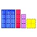 PicassoTiles 12pc Supersized Magnetic Building Tile Base Plate Jumbo XL Foundation Stabilizer Boards STEM Engineering Construction Kit for Kids Educational Learning Toy Magnet Blocks Stacking Set PT12