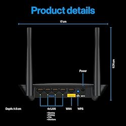 Linksys WiFi 5 Router | 1,500 Sq. ft Coverage