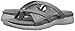 Skechers Cali Women's Breeze Low - Bright Star Flat Sandal,Light Grey,11 M US