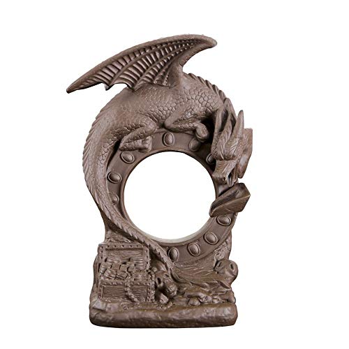 Oncpcare Ceramic Dragon Aquarium Decor, Vivid Aquarium Ornament Legend Fish Tank Decoration Mysterious Aquarium Decoration Accessories Desktop Decor