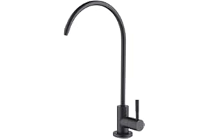 Apaix Drinking Water Faucet Matte Black, Kitchen Water Purifier Faucet for Non-Air Gap Reverse Osmosis Water Filtration System