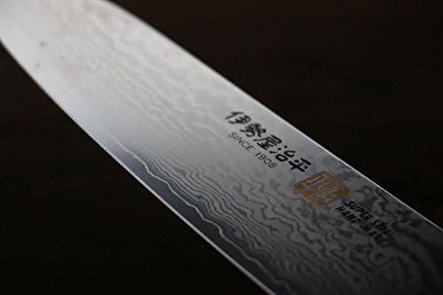 ISEYA VG10 G-SERIES 33 LAYER DAMASCUS JAPANESE CHEF'S SANTOKU KNIFE , 180MM