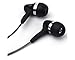 VSONIC GR02 Bass Silver Cord Earphones Earbuds Ear Canel IEM for MP3, iPhones, iPods and iPads - Black