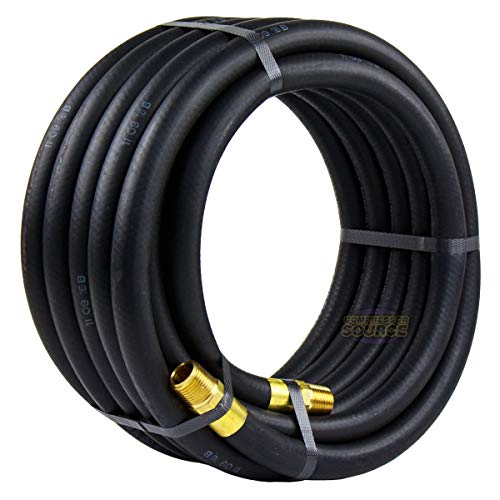 Goodyear Black Rubber Air Hose 1/2in. x 25ft., 250 PSI, Model 12191