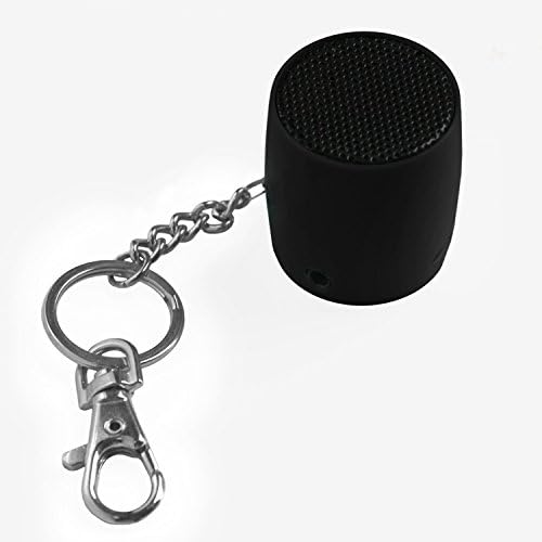 MixBin Portable Bluetooth Speaker with Keychain &amp; Phone Loudspeaker (Black)