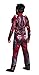 Disguise Ranger Movie Classic Muscle Costume, Red, Small (4-6)
