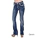 Sexy Couture Women's S95-PB Mid Rise Flare Bottoms Boot Cut Jeans