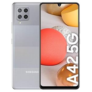 Samsung-Galaxy-A42-5G-Smartphone-SIM-Free-Android-Mobile-Phone-Prism-Dot-Grey Samsung Galaxy A42 5G Smartphone SIM-Free Android Mobile Phone Prism Dot Grey, (UK Version)