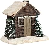 Spirit of Equinox Log Cabin Incense Cone Burner - Cozy Winter Decor view 2