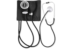 Blood Pressure Monitor Kit with Stethoscope, Aneroid Sphygmomanometer, Cuff and Case