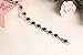 Fate Love Exquisite Sapphire/Black Onyx Square Cubic Zirconia Tennis Bracelet White Gold Plated
