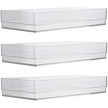 STORi Clear Plastic Drawer Organizers 12