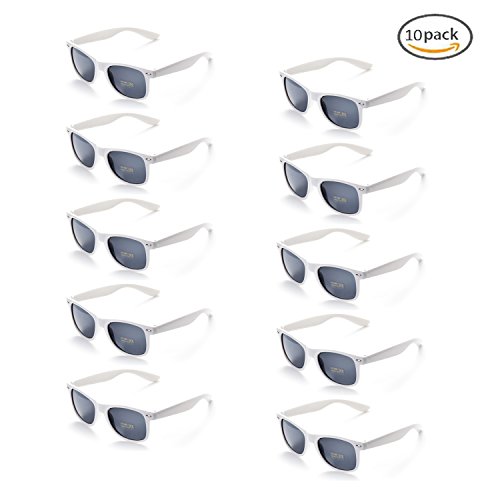 100% UV Protection Wholesale Multi PACK Unisex 80'S Retro Style Promotional Sunglasses