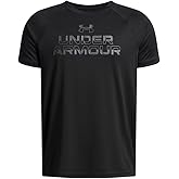 Under Armour Boys Tech Split Wordmark Short Sleeve T Shirt