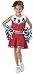 California Costumes Patriotic Cheerleader Child Costume (Red)-Medium