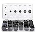 EASYEAH 170 Pcs Rubber Grommets Firewall Hole Plug Set Electrical Wire Gasket Kit, Automotive Rubber Grommets for Wiring Assortment Kit for 1/4 3/8 1/2 5/8 3/4 7/8 1 Inch Round Drill Hole