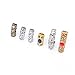 K-Musculo Braid Beads Braid Decorations 12 Pieces Dreadlocks Jewelry Dreadlocks Beads 6 Style Beard Braid Rings DIY Tibetan Style Silver Beads