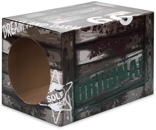 Europet Bernina D&D No.66 434-413470 Play Box for Cats 45 cm in Wood Style