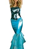 Happy-Sailed-Womens-Sequin-Metallic-Mermaid-Princess-Gown-Costume