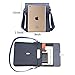 Lonson Shoulder Bag Elegant Messenger Bag Weekend Vacation Travel Bag Black