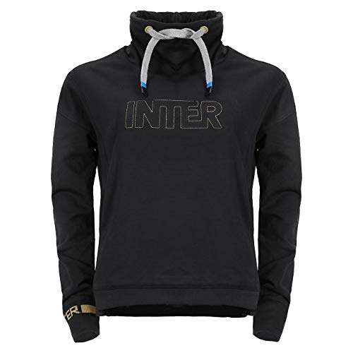 Inter Offer Women's High Neck Sweatshirt, womens, Jumper, INTFE865, Black, L