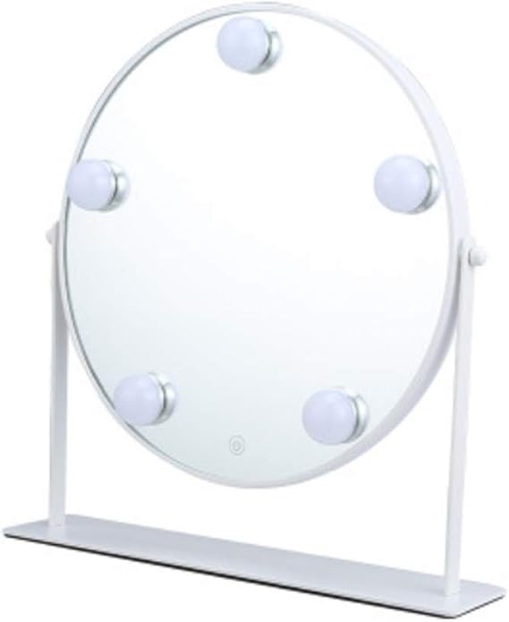 LLJXC Espejo de baño, Espejo de vanidad Escritorio led Espejo de