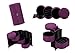 Bundle Monster 3 Tier Compartment Mini Velvet Travel Roll Up Jewelry Box Case...