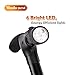 Mudo nest Folding Cane Foldable Walking Cane with LED Light Walking Stick for Men Women, 360° Pivoting Base + 1 Single Cane Tips Sturdy & Safety T Handle Fold-up Collapsible Carrying Bag Adjustable
