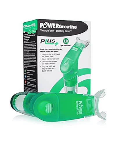 POWERbreathe Breathing Exercise Device, Breathing Trainer and Therapy  Tool to Strengthen Breathing Muscles and Help Lung Capacity, Handheld