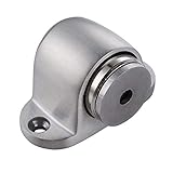 KES HDS202-2 SUS304 Stainless Steel Magnetic Doorstop/Door with Catch Screw Mount, Brushed