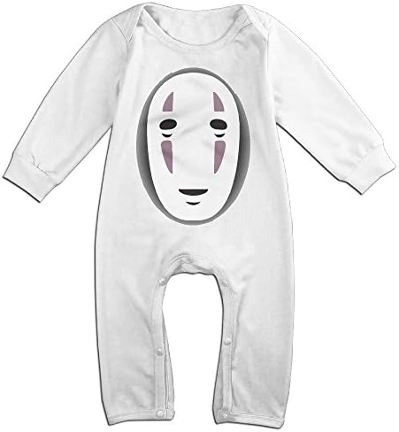 Noh-Face Baby Onesie Bodysuit Newborn Romper White 12 Months