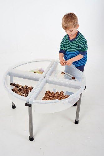 Childrens Clear Exploration Trays Circle Set of 4 (38070) - Nursery / Early Years