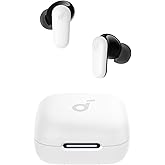 Soundcore P30i by Anker Noise Cancelling Earbuds, Strong and Smart Noise Cancelling, Powerful Bass, 45H Playtime, 2-in-1 Case and Phone Stand, IP54, Wireless Earbuds, Bluetooth 5.4 (White)