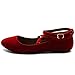 Ollio Women's Shoe Light Comfort Faux Suede Cross Strap Ballet Flats