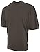 Good Life 100% Cotton Mock Turtleneck Shirt Short Sleeved Pre-Shrunk 4 Colors