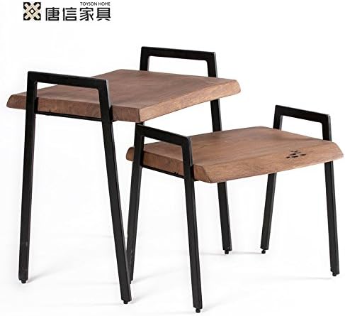 LDP-Rosewood phone few sofa tables few real wood mobile sofa table 2 piece set