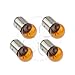Amber 4x Light Bulb 1157 BAY 15D 21W 5W Turn Signal Blinker Dual Filament Lamp