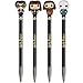 Funko POP Harry Potter Movie: Harry Potter, Hermione Granger, Lord Voldemort, and Rubeus Hagrid Pen Toppers - 4 Pack Set
